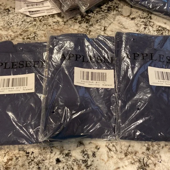 Appleseed’s Everyday Knit Long Skirt in Navy Blue New - Picture 2 of 4